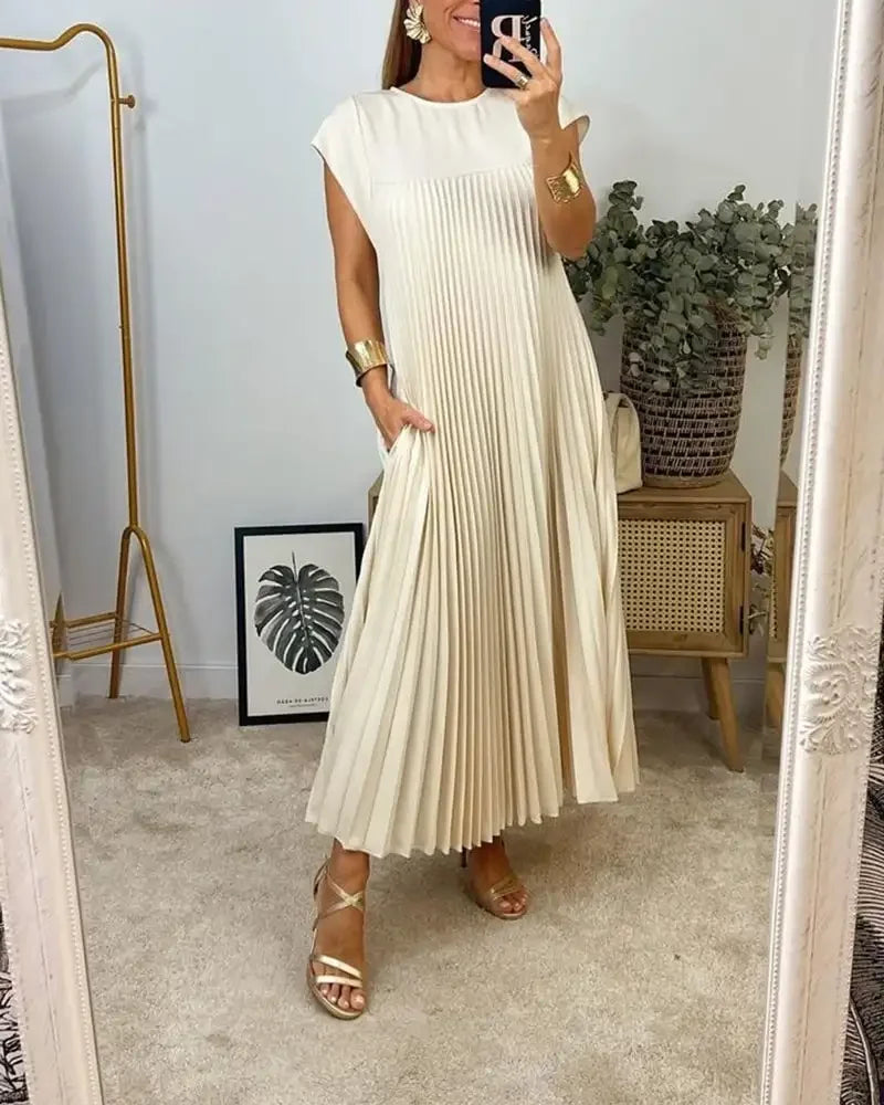 Vestido Maxi Elegante con Bolsillos