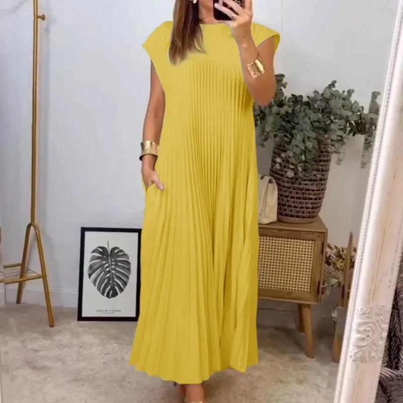 Vestido Maxi Elegante con Bolsillos