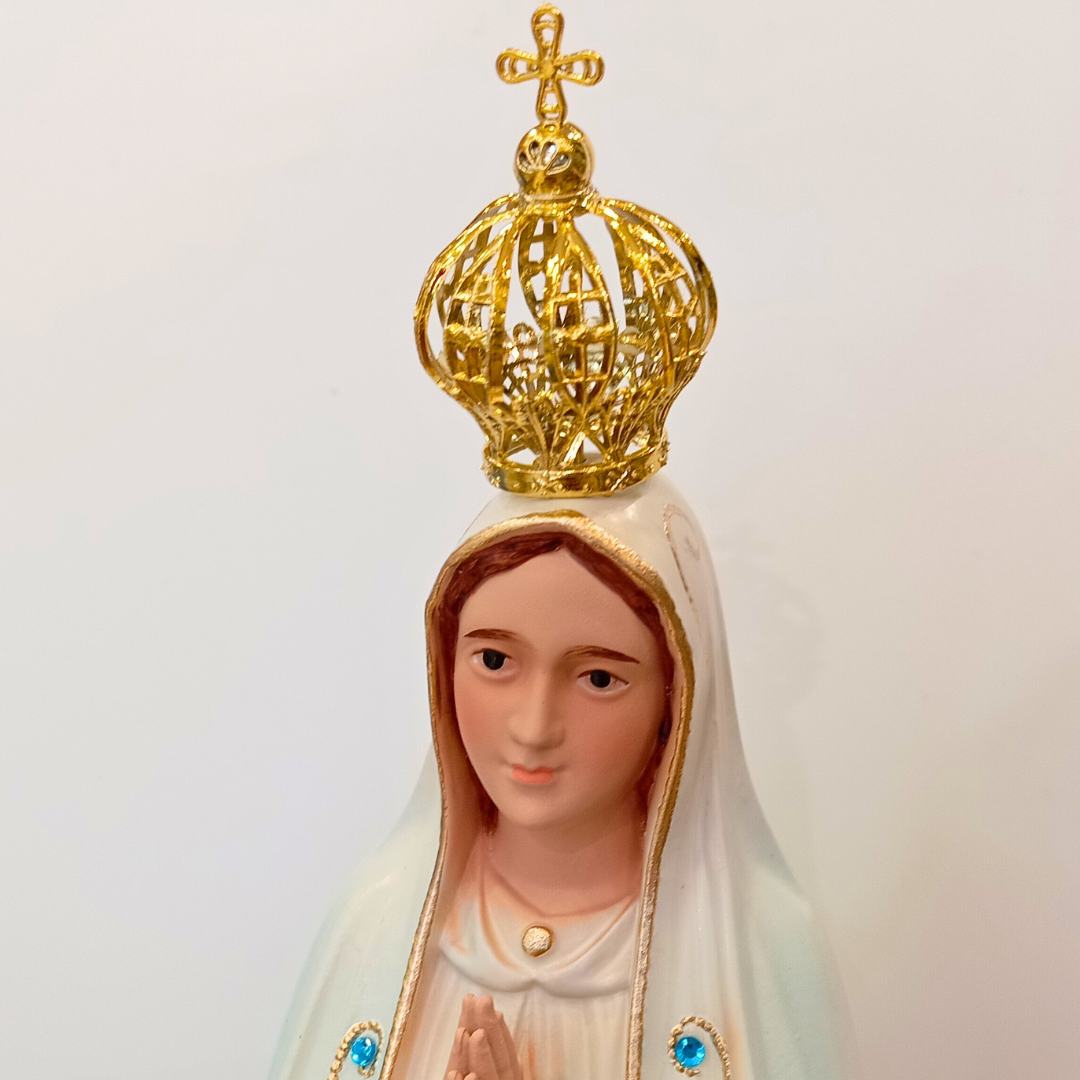 Estatua Virgen de Fátima Clásica 50cm