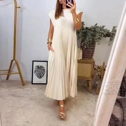 Vestido Maxi Elegante con Bolsillos