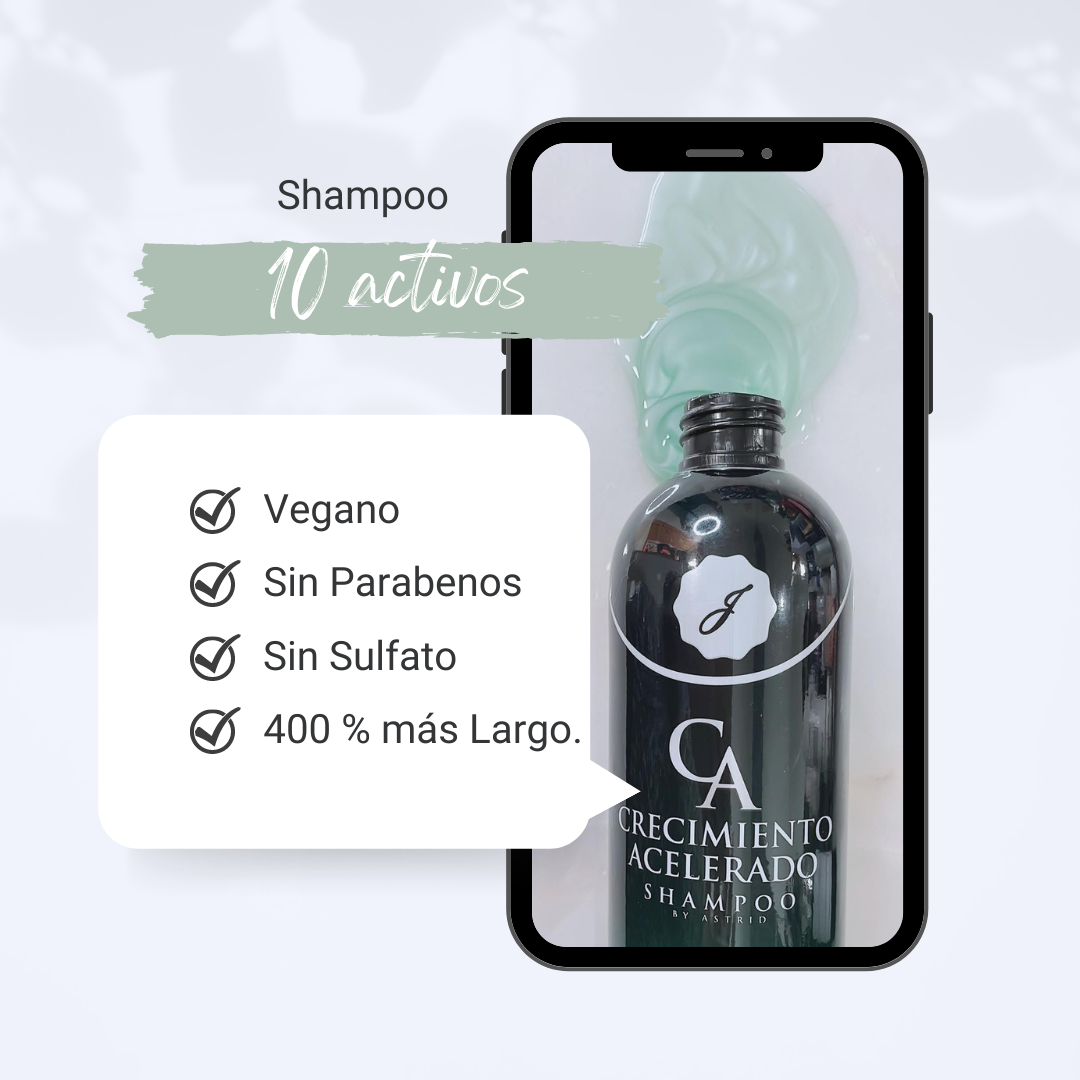 Shampoo Crecimiento Rápido Pro