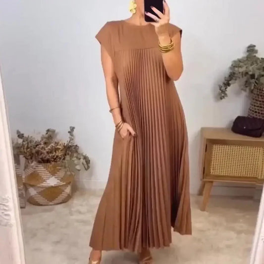 Vestido Maxi Elegante con Bolsillos